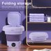 11L Portable Washing Machine Small Washer Foldable Washer And Spin Dryer_voghion.com