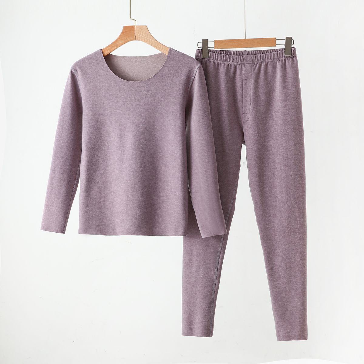 Őszi-téli ujjú pulóver, otthoni viselet, férfi kerek nyakú felső, német bársony kétrészes szett, bejárati ajtóra való hosszú nadrág_voghion.com