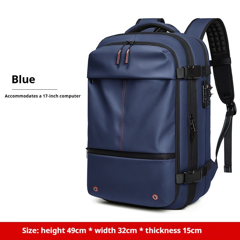 Travel Bag, Vacuum Compression Bag, Men's Business Multi-function Computer Bag, Large-capacity Backpack For Business Trips._voghion.com
