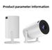 Projector Household Daytime Wall 1080p Projector Mini High Definition Smart Barrel Wifi Projector High Current_voghion.com