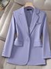 Dameskleding Paars kostuumjasje nieuwe herfstmodellen, de populaire mode van dit jaar, grote maten, high-end tops,_voghion.com