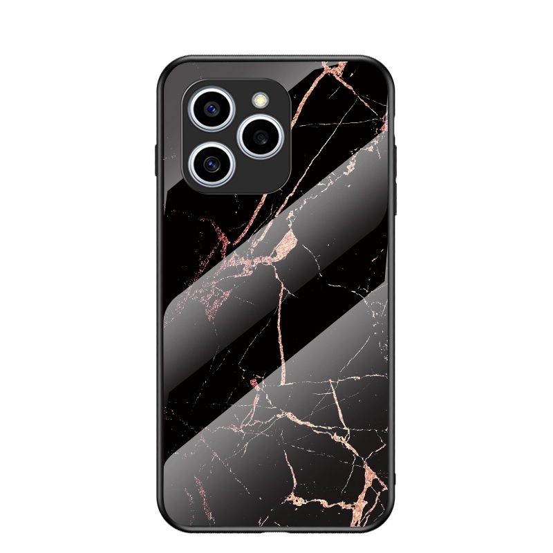 Honor 60 SE 60 Pro Honor 50 Pro SE Case Luxury Marble Tempered Glass Hard Hybrid Protective Case C_voghion.com