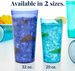 US Acrylic Café Plastic Reusable Tumblers (Set 12) 32-ounce Iced-Tea Cups, Coastal Value Set Of Restaurant Style_voghion.com