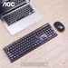 AOC Km402 Kabelloses Tastatur- und Maus-Set, Computer, Notebook, spritzwassergeschütztes Design, Business, Büro, für Zuhause_voghion.com