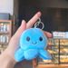 Creative Plush Flip Octopus Trinket Bag Keychain Pendant_voghion.com