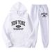 Men's Casual Hoodie & Jogger Set - Stylish Print Two-Piece Outfit For Streetwear & Sports (Black, Khaki, White, Light Gray, Dark Gray, Navy )_voghion.com