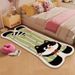 Tappeto da comodino a forma di animale di peluche – Tappetino da pavimento ultra morbido e giocoso per la camera delle bambine (da 40x120 cm a 90x180 cm)_voghion.com