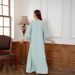 SW036 Muslimischen Robe frauen Einfache Bestickte Kleid Kaftan Kleider_voghion.com