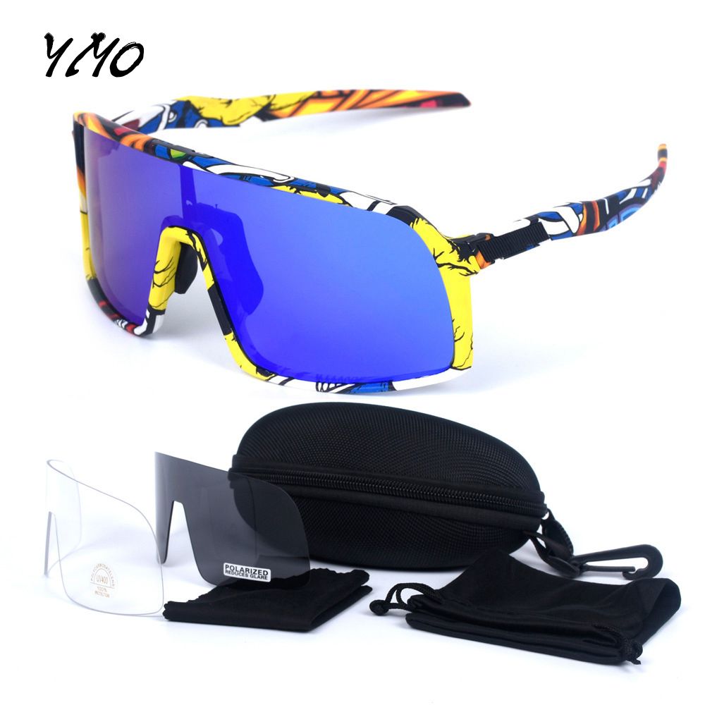 Sports Light Frame Cricket Bike Driving Fishing Uv400 Sun Glasses Cycling Polarized Sunglasses_voghion.com