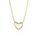 Collana con ciondolo a forma di cuore con ciondolo a forma di cuore, per ragazze, design semplice, versatile, in acciaio inossidabile._voghion.com