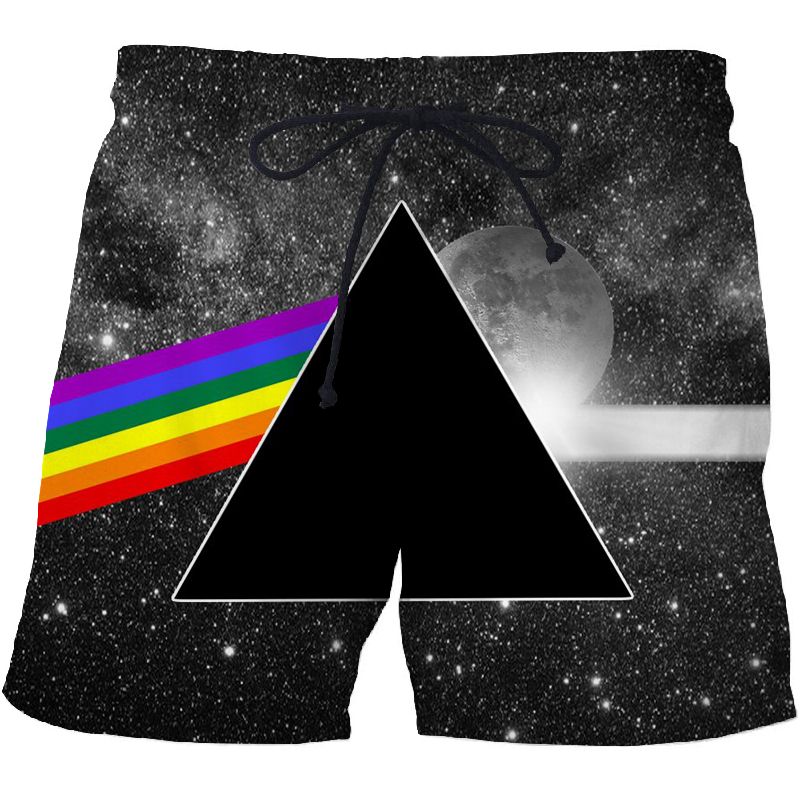 2022 Summer New Fashion Men/Women 3D Submarine Beach Shorts Unisex Printed Casual Swim Shorts Streetwear Oversized Beachwear_voghion.com