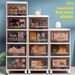 Buckle Storage Box Storage Cabinet Household Children's Wardrobe Snack Toy Cabinet Drawer Type Plastic Multi-Layer Storage Box_voghion.com