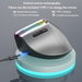 JOMAA Ergonomic RGB Wireless Vertical 2.4G USB Optical Rechargeable Bluetooth Mouse For Desktop/Laptop/PC_voghion.com