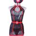 Intimo leggero nero in garza sexy seducente tuta trasparente COS uniforme da infermiera tentazione_voghion.com