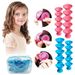 20/set Zachte Rubberen Haarverzorgingsrollers Siliconen Haarkrultang Geen Hitte Geen Clip Haarkrul Styling DIY Tool voor Krultang Haar_voghion.com