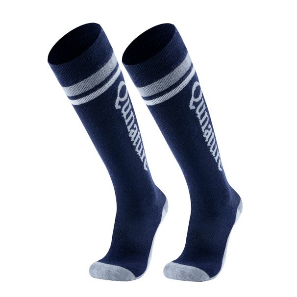 Calzini da sci per bambini Tuoye Fun per ragazzi e ragazze, caldi, lunghi e alti, cerchi di lana spessa, calzini sportivi da esterno, autunno_voghion.com