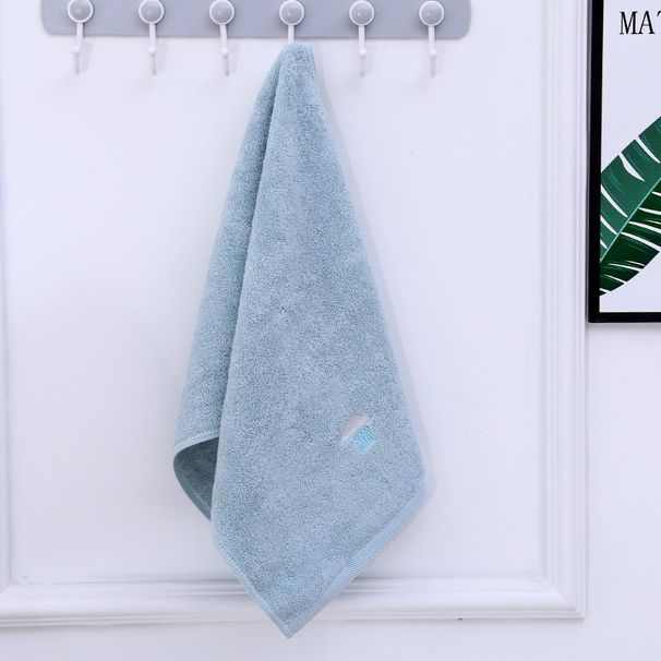 Hava Temalı İşlemeli Pamuklu Havlu - 32 Kat Kalın ve Yumuşak, Özel Logolu Unisex Tasarım, Günlük Kullanım İçin Yaratıcı ve Emici_voghion.com