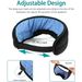Masque de sommeil avec écouteurs Bluetooth, lavable, voyage, sommeil, mains libres, bandeau, haut-parleurs latéraux et microphone intégrés_voghion.com