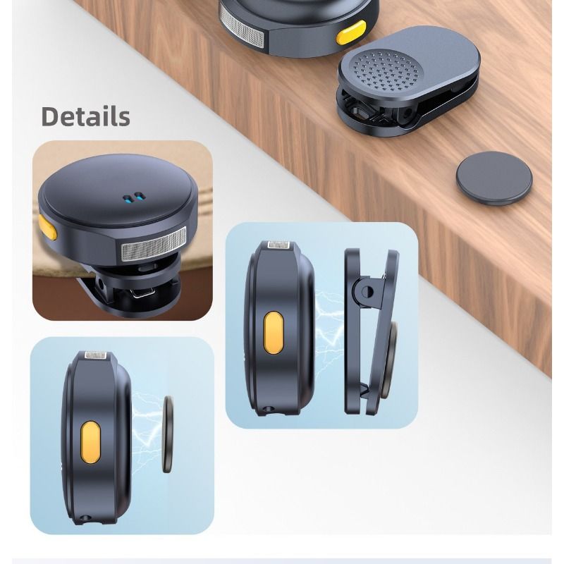 The new Q8 wireless lavalier microphone, a professional digital display noise reduction with built-in reverb for live broadcast_voghion.com