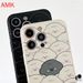 Für iPhone 15 14 13 12 11 PRO MAX XR XS X 8 7 6 6S PLUS SE 2020 Mini Originalität Einfache süße Cartoon-Welpen-Schwarz-Weiß-Kameraschutz-Telefonhülle_voghion.com