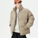 Clothing 2024 Winter New Stand Collar Men's Loose Thickened Warm Trendy Puffer Jacket Cotton Coat_voghion.com