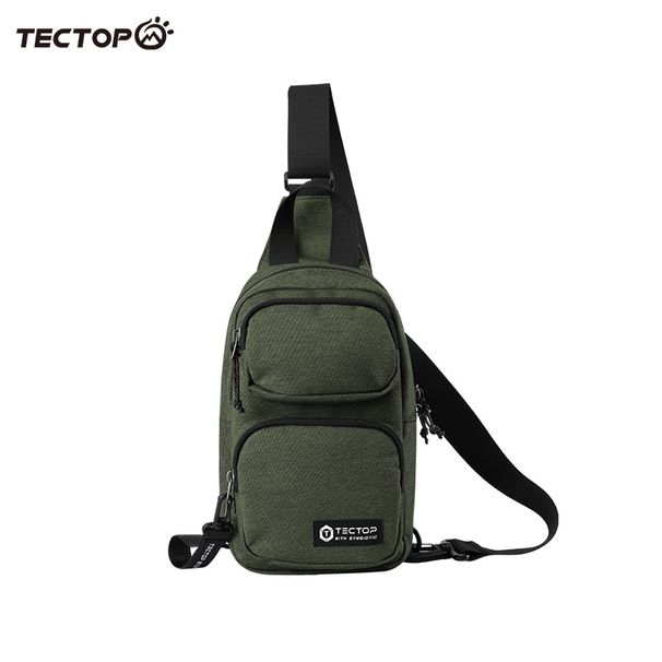 Tantuo Outdoor Single-Shoulder Chest Large Pocket Giant Can Hold Stylish Simple Versatile Men And Women Pure Color_voghion.com