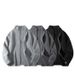 2025 Trend Herren Lose Rundhals Pullover Gestrickte Verdickte Wolle Pullover Jugend Herbst Winter Warm_voghion.com