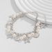 Ocean Vacation Style Starfish Fan Shell Chain Bohemian Layered Pearl Bead Ankle Decoration_voghion.com