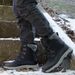 Stivali da neve da uomo Fur One Outdoor Stivali di lana antiscivolo impermeabili invernali imbottiti e ispessiti per tenere al caldo_voghion.com