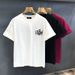 Men's Clothing Light luxury printed short sleeved T shirt men's slim fashion brand summer 2024 new trend pure cotton hot style short sleeved handsome_voghion.com