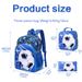 Kids Backpacks Football Three Piece Schoolbag Hot Sale Cute Elementary School Student Backpack Backpack_voghion.com