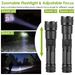 Tactical LED Flashlight Zoomable Rechargeable Search Light Torch 50000LM With 5Modes SOS Night Light For Night Walking Adventures_voghion.com