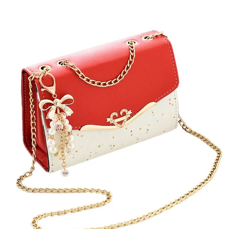 Borsa a mano con strass per donna Borsa a tracolla con diamanti Borsa a tracolla femminile da donna Borsa a tracolla brillante con pochette quadrata_voghion.com