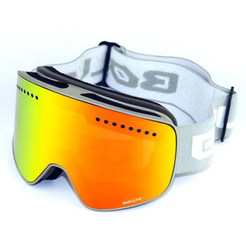 Outdoor breathable and warm ski goggles Double anti-fog ski glasses Adult ski goggles_voghion.com