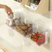 Wall-Mounted Plastic Spice Basket – No-Drill Kitchen Organizer For Garlic, Ginger & Onions Modern INS Style, Multi-Purpose Storage_voghion.com