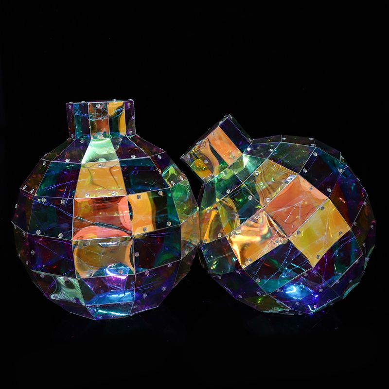 Ball 38cm Weihnachtsbaum schillernde hängende Verzierung für Supermarkt Schrank Atmosphäre Dekoration_voghion.com