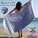 Diamond Checkered Non Sand Turkish Beach Towel Cotton Tassel Bath Towel Turkish Towel Beach Sunscreen Shawl_voghion.com