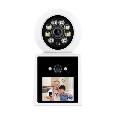 RSCAMTOM 2.4-Inch Dual-Lens WiFi Video Baby Monitor With Two-Way Audio, Night Vision, 360° Rotation & UPS Backup_voghion.com