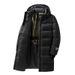 Inverno Novo Quente Grosso Longo Casaco de Penas Masculino Com Capuz Impermeável Preto Dourado Jaqueta Puffer Masculina Casual À Prova de Vento Parkas Masculino_voghion.com