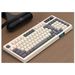KIMEBOO Front Leopard Wired 98-Key RGB Keyboard Silent Mechanical Feel Gaming Office Color Matching Universal_voghion.com