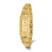 14K Ladies Rectangular Champagne 15x31mm Dial Solid Nugget Watch_voghion.com