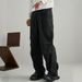 Herren-Casual-Cargohose – Streetwear-Jogginghose mit mehreren Taschen, lockerer Schnitt, gerades Bein, bequem und stylisch für den Alltag (Schwarz, Paris-Grau)_voghion.com