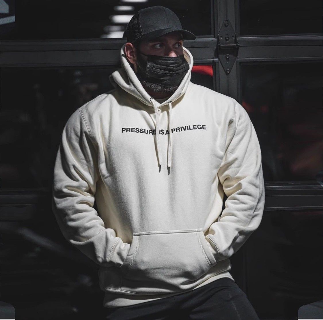 Chris plus fleece hoodie men's loose hooded oversized casual fitness thick autumn and winter pullover trendy brand_voghion.com