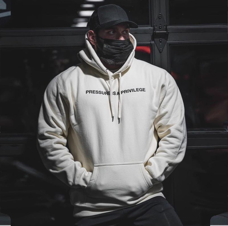 Chris plus fleece hoodie heren losse capuchon oversized casual fitness dikke herfst en winter trui trendy merk_voghion.com