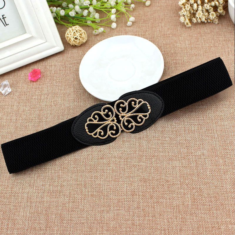 Elastischer Canvas-Gürtel für Damen mit Designgefühl, Metallschnallendekoration, modischer und süßer weicher Gürtel für Damen_voghion.com