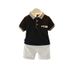 Suit 2023 New Kindergarten Children's Clothing Boys Summer Flip Collar Short Sleeve Two Piece Set_voghion.com