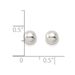 Sterling Silver Polished Two Piece Bead Set_voghion.com