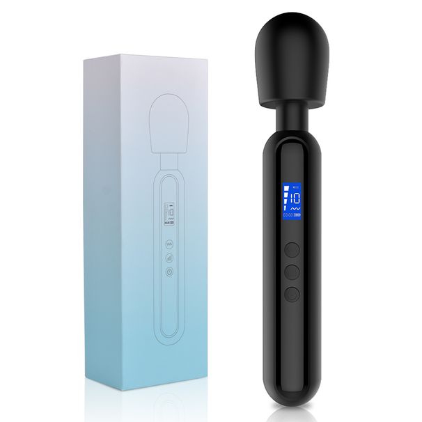 YAQU Four Vibration Speeds And Ten Vibration Modes 23.75cm In Length Wand Massager Clit Stimulator Female Masturbations Products_voghion.com