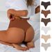 Nahtloser Tanga aus Eisseide, reine Baumwolle, Schritthöschen für Frauen, hohe Taille, große Größe, Damen-Tanga, grenzüberschreitender Großhandel_voghion.com