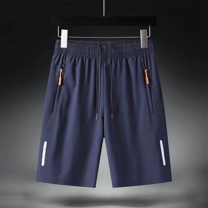 Men's Clothing Summer Ultra Thin Ice Silk Men's Shorts Trend Sports Quick Drying Zipper Loose Casual Running Ice Silk Pants 2025_voghion.com